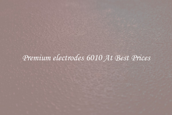 Premium electrodes 6010 At Best Prices