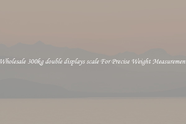 Wholesale 300kg double displays scale For Precise Weight Measurement