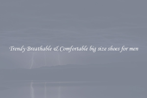 Trendy Breathable & Comfortable big size shoes for men