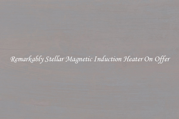 Remarkably Stellar Magnetic Induction Heater On Offer