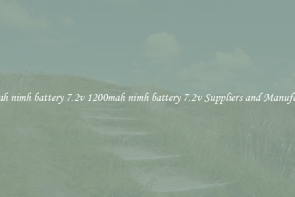 1200mah nimh battery 7.2v 1200mah nimh battery 7.2v Suppliers and Manufacturers