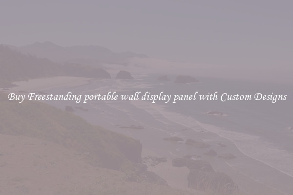 Buy Freestanding portable wall display panel with Custom Designs