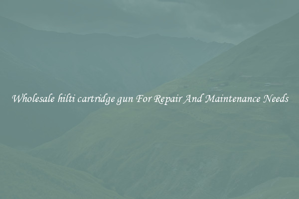 Wholesale hilti cartridge gun For Repair And Maintenance Needs
