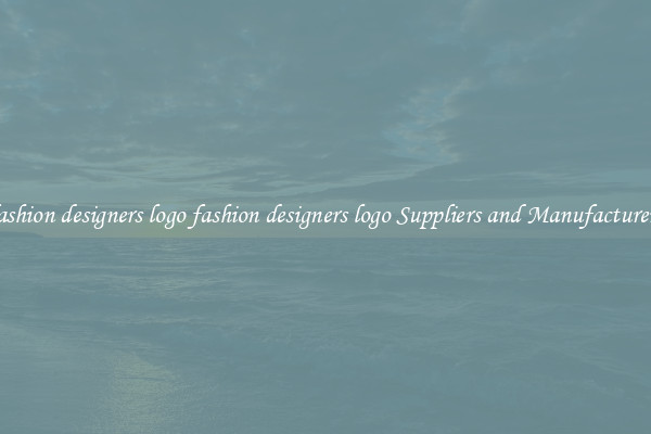fashion designers logo fashion designers logo Suppliers and Manufacturers
