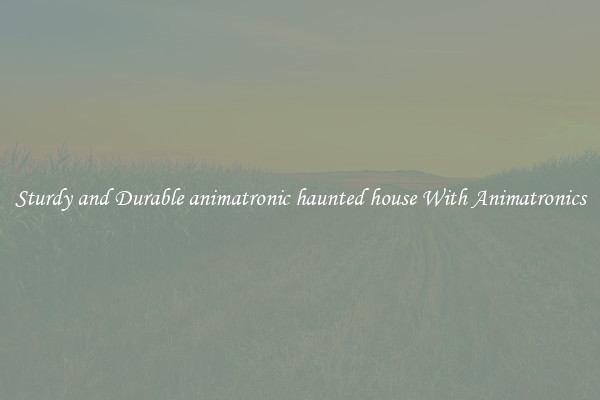 Sturdy and Durable animatronic haunted house With Animatronics